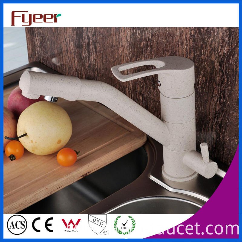 Fyeer Granite Paint 3 Way Kitchen Sink Faucet